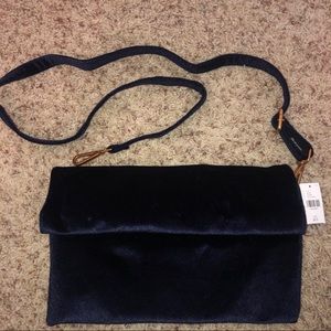 Anthropologie Velvet Clutch/Crossbody